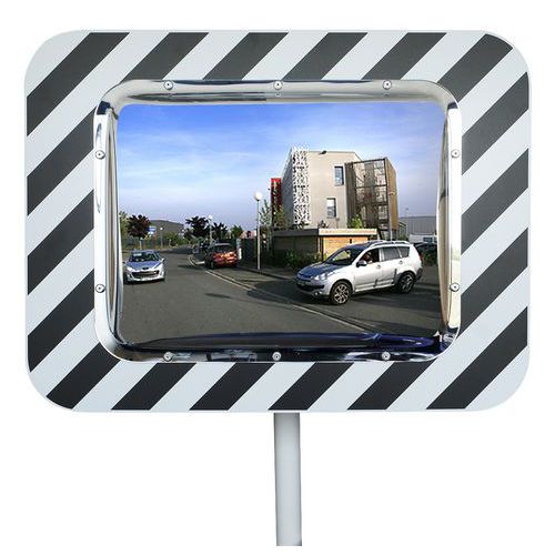 Specchio stradale 400x600 mm Ecochok,