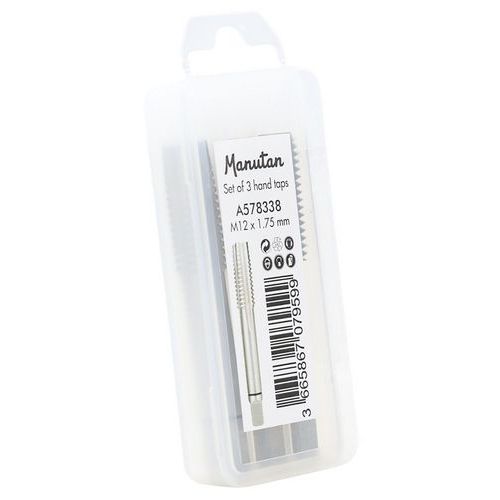 Set 3 maschi manuali - M12x1,75 mm,