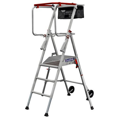 Piattaforma mobile Tandem 6 pieghevole-altezza lavoro: 3,15m,