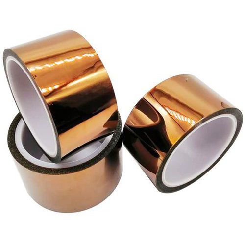 Nastro adesivo in poliammide ambra resistente a 280 C°,