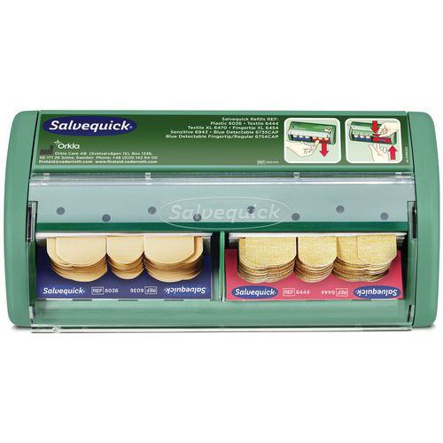 Dispenser da parete per cerotti Salvequick,
