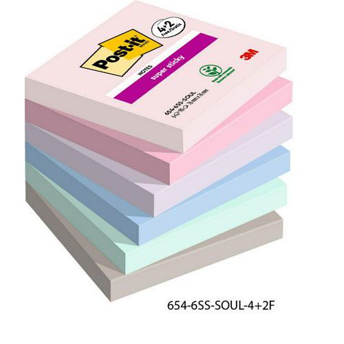 Post-it Sticky Note - Soulful 76x76 mm,