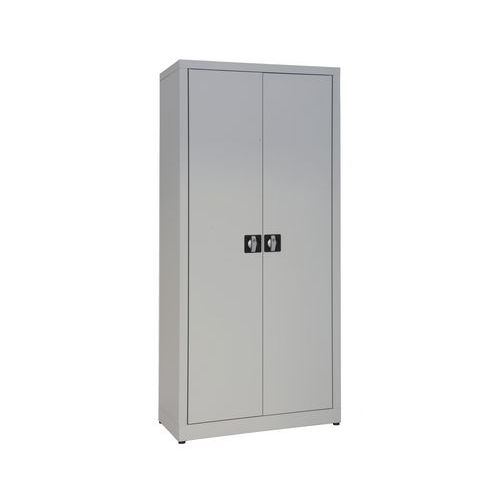 Armadio spogliatoio a 2 ante lucchetto grigio,
