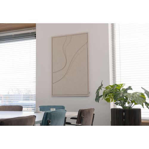 Quadro fonoassorbente - 80 x 120 cm - Design organico,