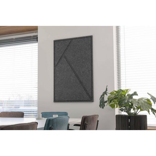 Quadro fonoassorbente - 80 x 120 cm - Design geometrico,