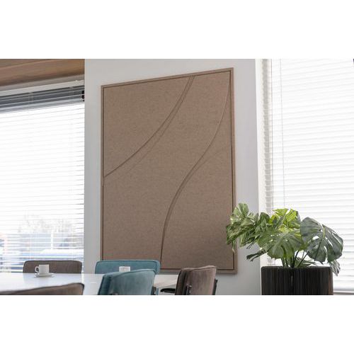 Quadro fonoassorbente - 120 x 160 cm - Design organico,