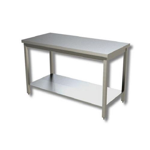Tavolo lavoro inox AISI 304 dim. 120 x 60 x 85 H,