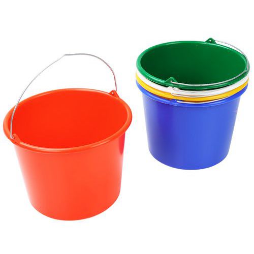 Secchio Per Le Pulizie Colori Assortiti mat.: Plastica 12L,