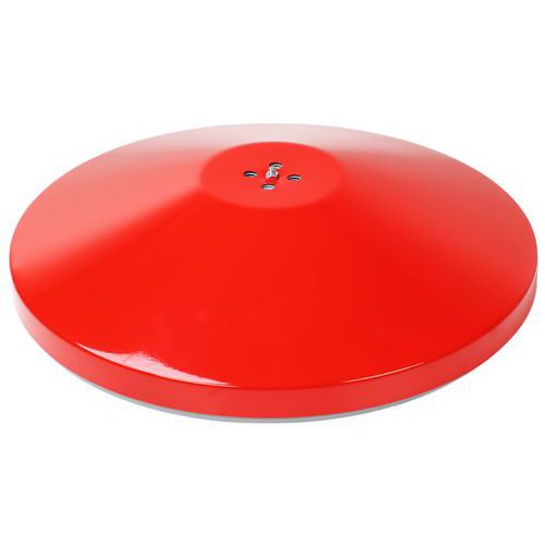 Base paletto con nastro 4m rosso e bianco,