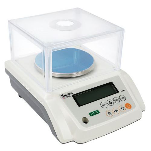 Bilancia da laboratorio portata 600g precisione 0,02g,