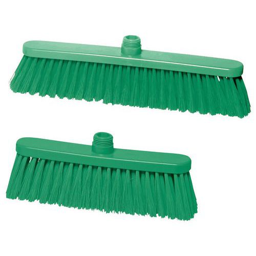 Scopa con attacco diritto - Color code verde,