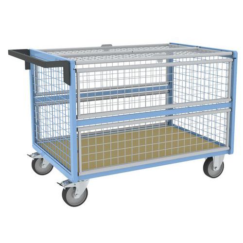 Carrello contenit griglia senza tetto 1200x800mm-800726233,