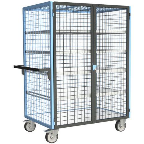 Carrello grigliato a 4 fianchi con chiusura 1200x800mm-FIMM,
