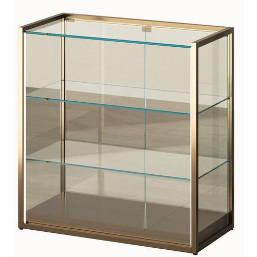 Bancone espositore - 95 x 45 x 95 cm - Bronzo,