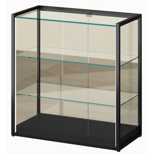 Bancone espositore - 95 x 45 x 95 cm - Nero,