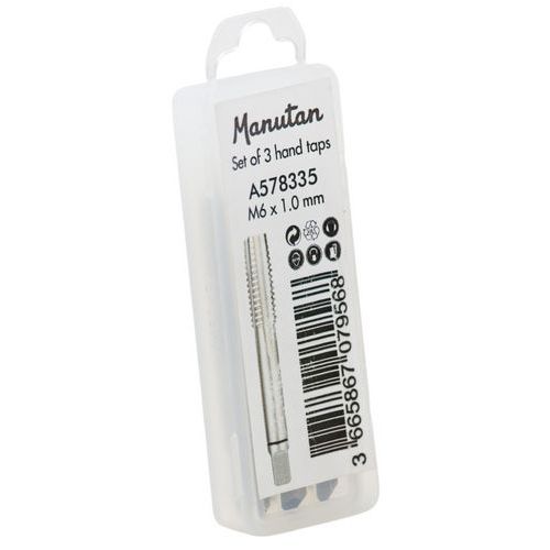 Set 3 maschi manuali - M6x1,0 mm,
