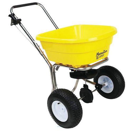 Carrello spargisale/spandiconcime pneum-40L-Manutan Expert,