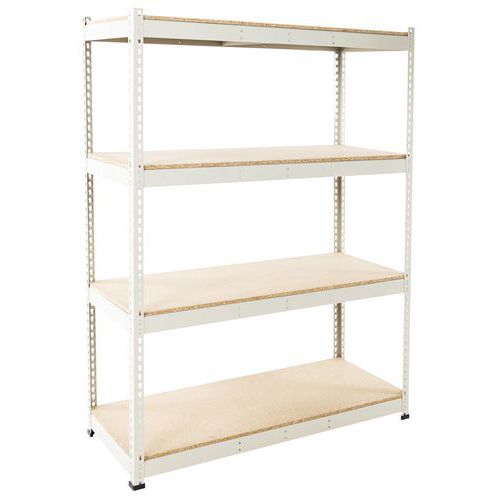 Scaffalatura Rapid 1 1980x1525x455-4 ripiani-Truciol-RAL7032,