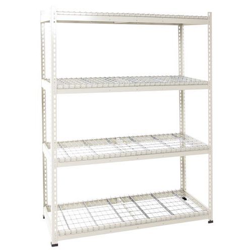 Scaffalatura Rapid 1 1980x1525x915 4 rip a griglia grigio,