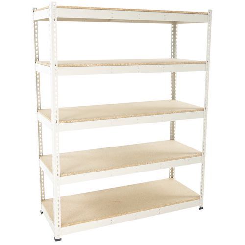 Scaffalatura per magazzino Rapid 1 1980x1525x455 grigia 5 ripiani,