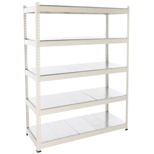 Scaffalatura Rapid 1 5 ripiani metallo 1980x1525x610 grigio,