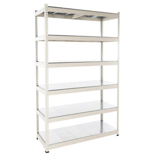 Scaffalatura Manutan Rapid 1 2440x1525x915 6 rip met grigio,