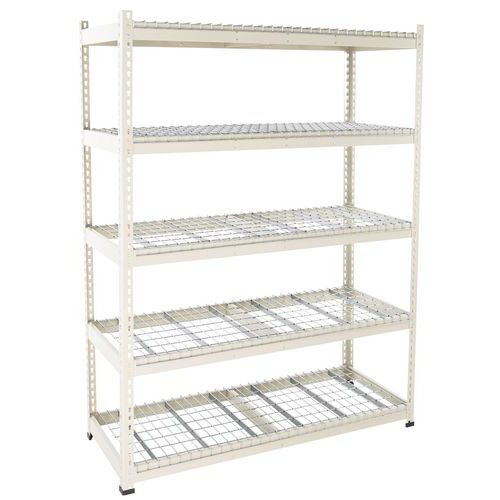 Scaffalatura Rapid 1 1980x1525x915 5 rip a griglia grigio,