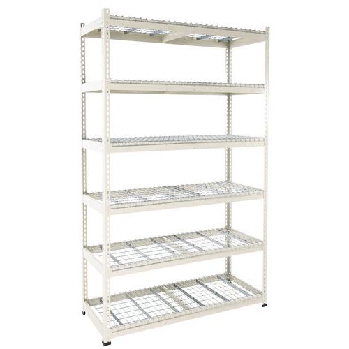 Scaffalatura Rapid 1 2440x1525x915 6 rip a griglia grigio,