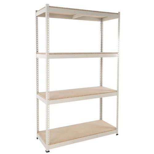 Scaffalatura Rapid 1 2440x1525x455-4 ripiani-Truciol-RAL7032,