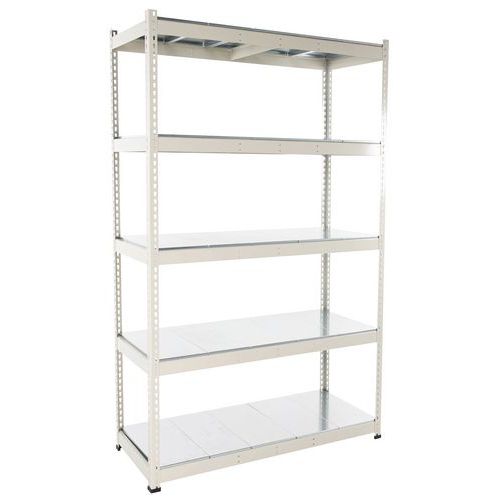 Scaffalatura Manutan Rapid 1 2440x1525x610 5 rip met grigio,