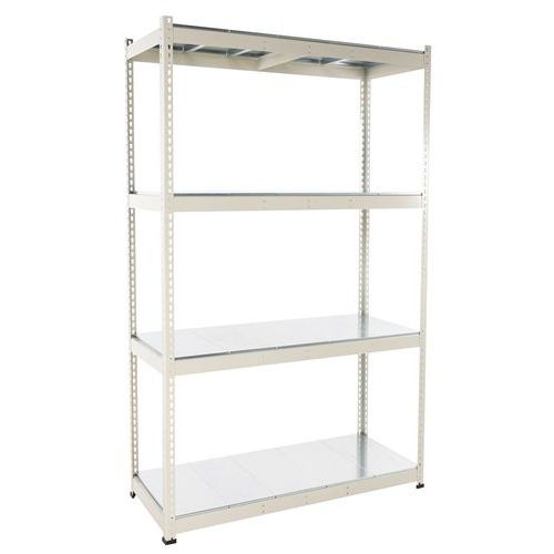 Scaffalatura Manutan Rapid 1 2440x1525x915 4 rip met grigio,