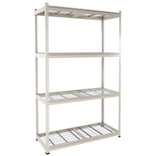 Scaffalatura Rapid 1 2440x1525x610 4 rip a griglia grigio,