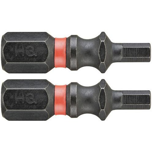 2 bit 25 mm esagono 3 mm percussione,