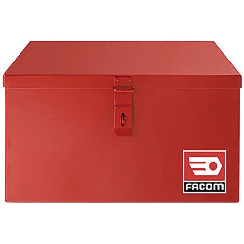 Scatola in metallo 520 mm rossa,