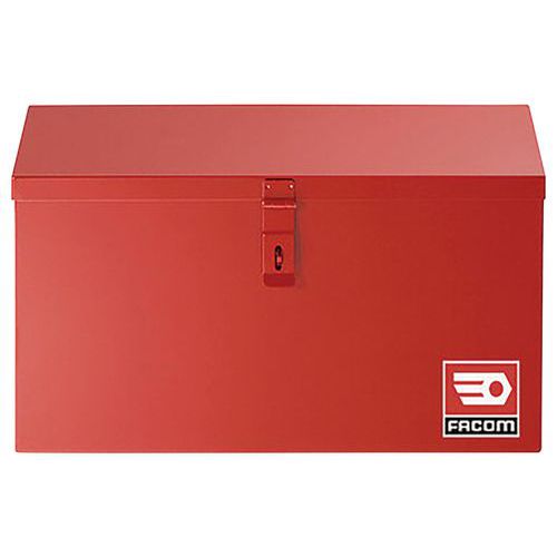 Scatola in metallo 650 mm rossa,