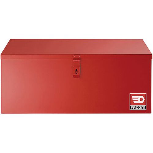 Scatola in metallo 850 mm rossa,