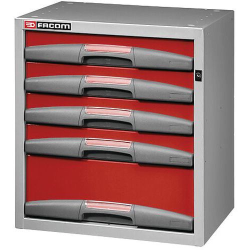 Cassettiera Alta Con 5 Cassetti,