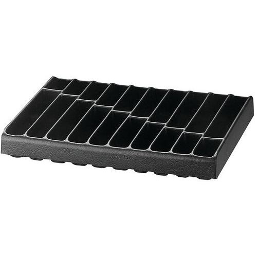 Contenitore in plastica a 20 scomparti 400X315X50 mm,