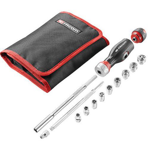 Impugnatura ad avvitamento / Bloccaggio Protwist a doppio cricchetto,