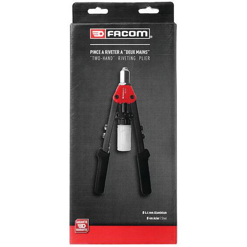 Pinza per rivetti 2 mani,