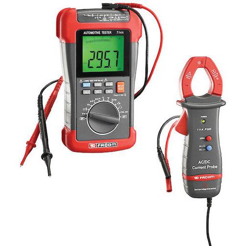 Componente multimetro automatico + pinza amperometrica,