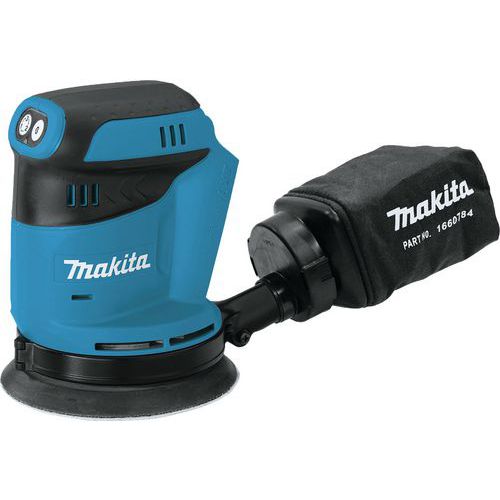 Levigatrice eccentrica 18 V Ø125 mm senza batteria - Makita,