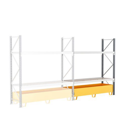 Kit el successivo 2000x1800x600 2 livelli+vasca di raccolta,