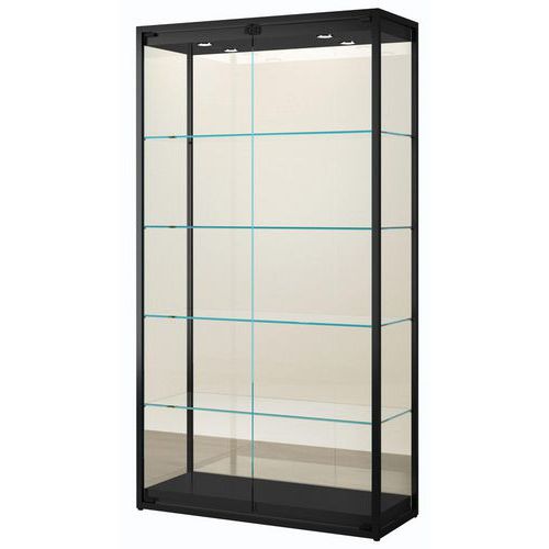 Vetrina espositiva alta - 95x45x190 cm - Nero,