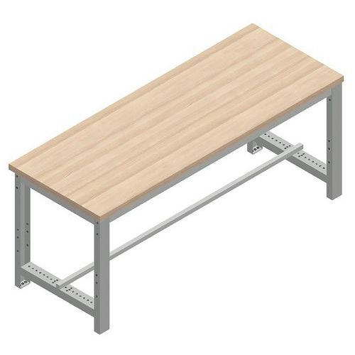 Larghezza banco 2000 mm, portata max 800 kg,