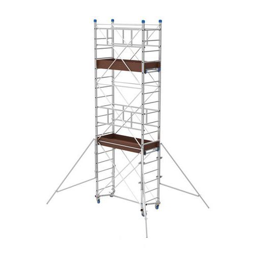 OLYMPO  PONTEGGIO ALLUMINIO  H M 5,40  EN 1004,