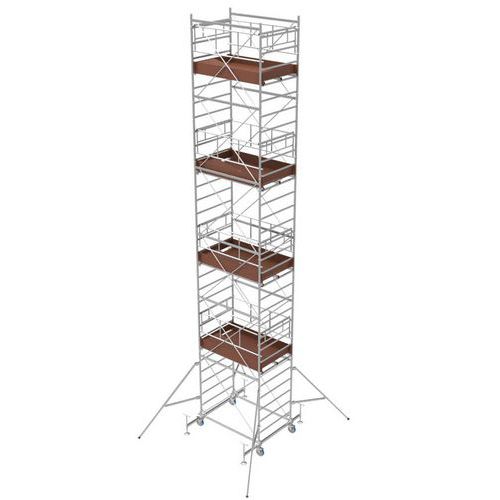 SYSTEM 100X180 PONTEGGIO ACCIAIO  H M 9,50 - EN 1004,