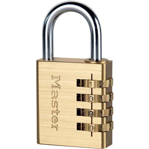 Lucchetti con combinazione finitura in ottone - Master Lock,