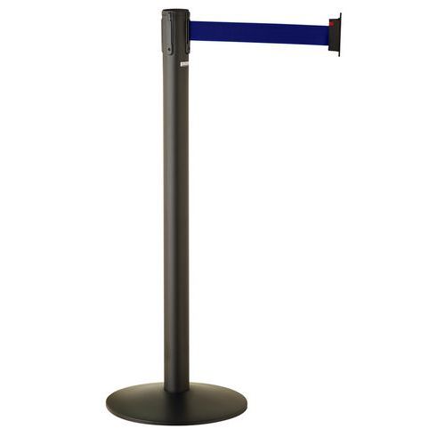 Paletto grigio con nastro su base Paceo - 3 m - Blu,