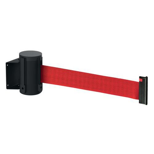 Supporto a parete grigio con nastro Paceo - 3 m - Rosso,
